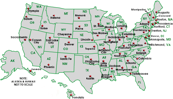 United States Map Of America